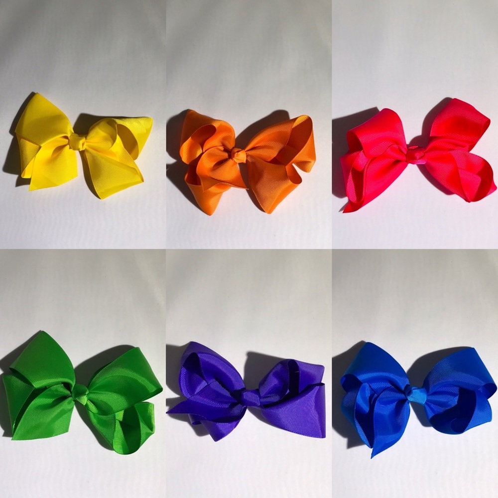 6 New Large Bows